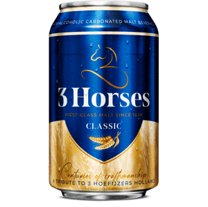 Three Horses First Class Malt Beverage Can Classic - 500ml - Pinoyhyper