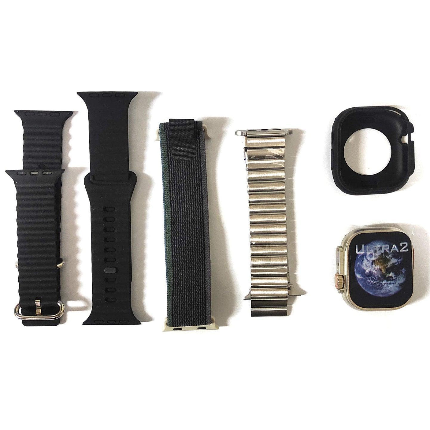 Ultra-2 Big Screen Smart Watch With 4 Bands - Pinoyhyper