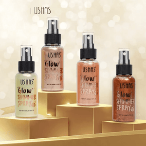 Ushas Glow Shimmer Glitter Moisturizing Face and Body Spray - Pinoyhyper