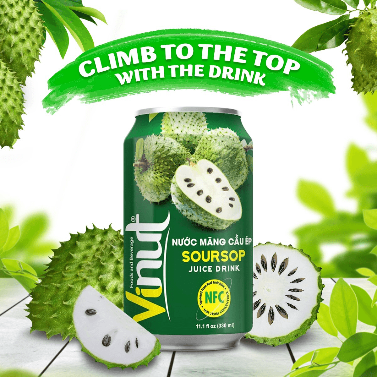 Vinut Soursop Juice Drink - 330ml - Pinoyhyper
