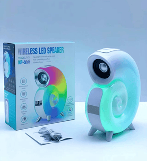 Wireless Led Speaker With Conch Colorful Music Lamp KP-556 - Pinoyhyper