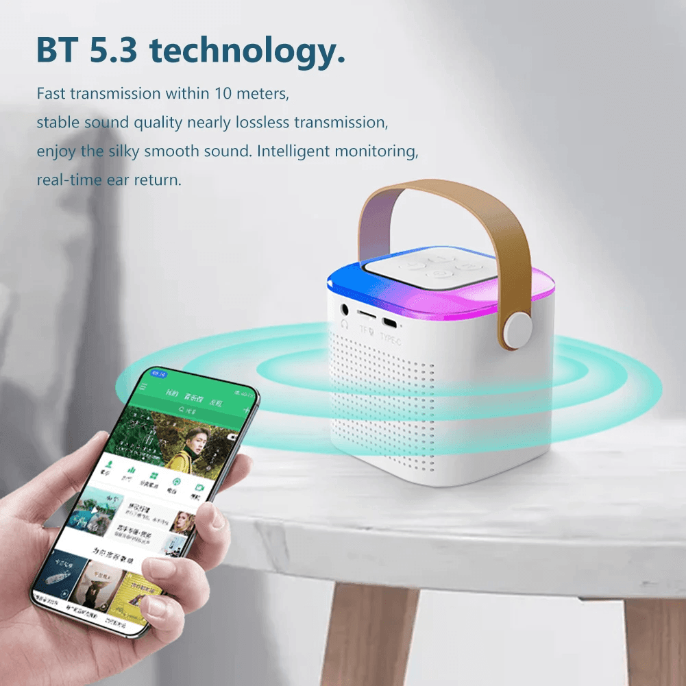 Wireless Portable Karaoke Machine With Microphone - Pinoyhyper