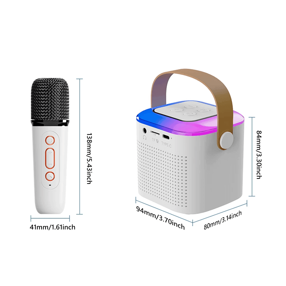 Wireless Portable Karaoke Machine With Microphone - Pinoyhyper