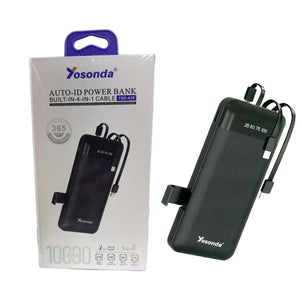 Yosonda 4 In 1 Cable Power Bank 10000mAh YXD-A32 - Pinoyhyper