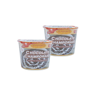 Alfonsos Chocolate Champorado 55gm x 2 Pcs - Pinoyhyper
