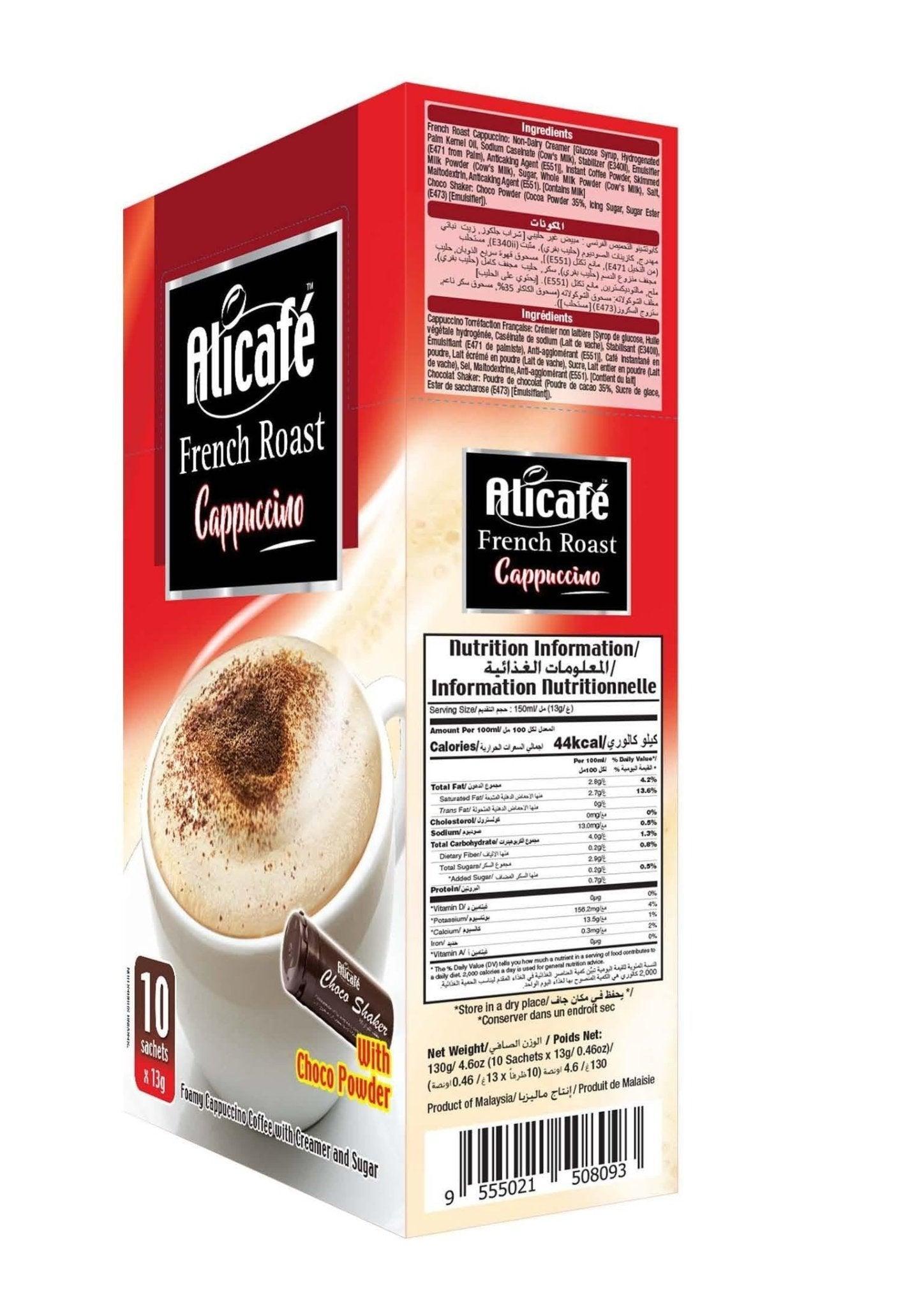 Alicafe French Roast Cappuccino (10 X 13g) - Pinoyhyper