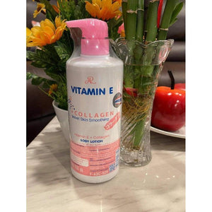 AR Vitamin E Collagen Velvet E + Collagen Body Lotion - 600ml - Pinoyhyper