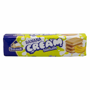 Banana Cream Biscuits 90g - Deemah - Pinoyhyper