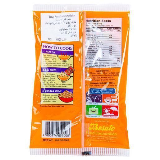 Besuto Prawn Crackers Hot Spicy - Uncooked - Pinoyhyper