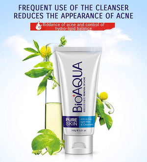 BIOAQUA Skin Care Acne Face Removal Cleanser Cream Spots Scar Blemish Mark 100g - Pinoyhyper