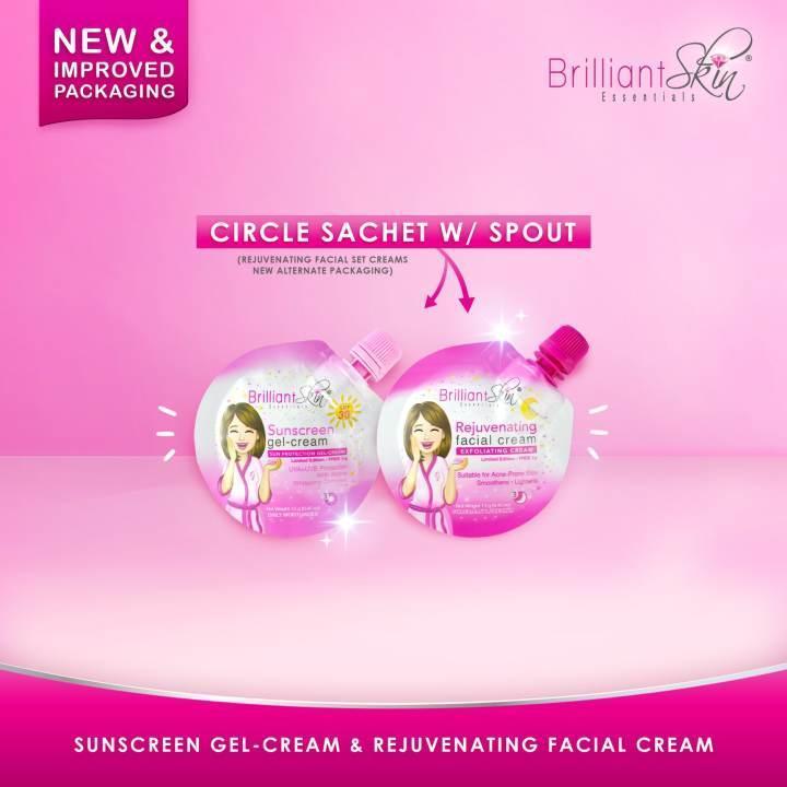 Brilliant Skin Rejuvenating Facial Cream Day & Night Sachet -13g - Pinoyhyper