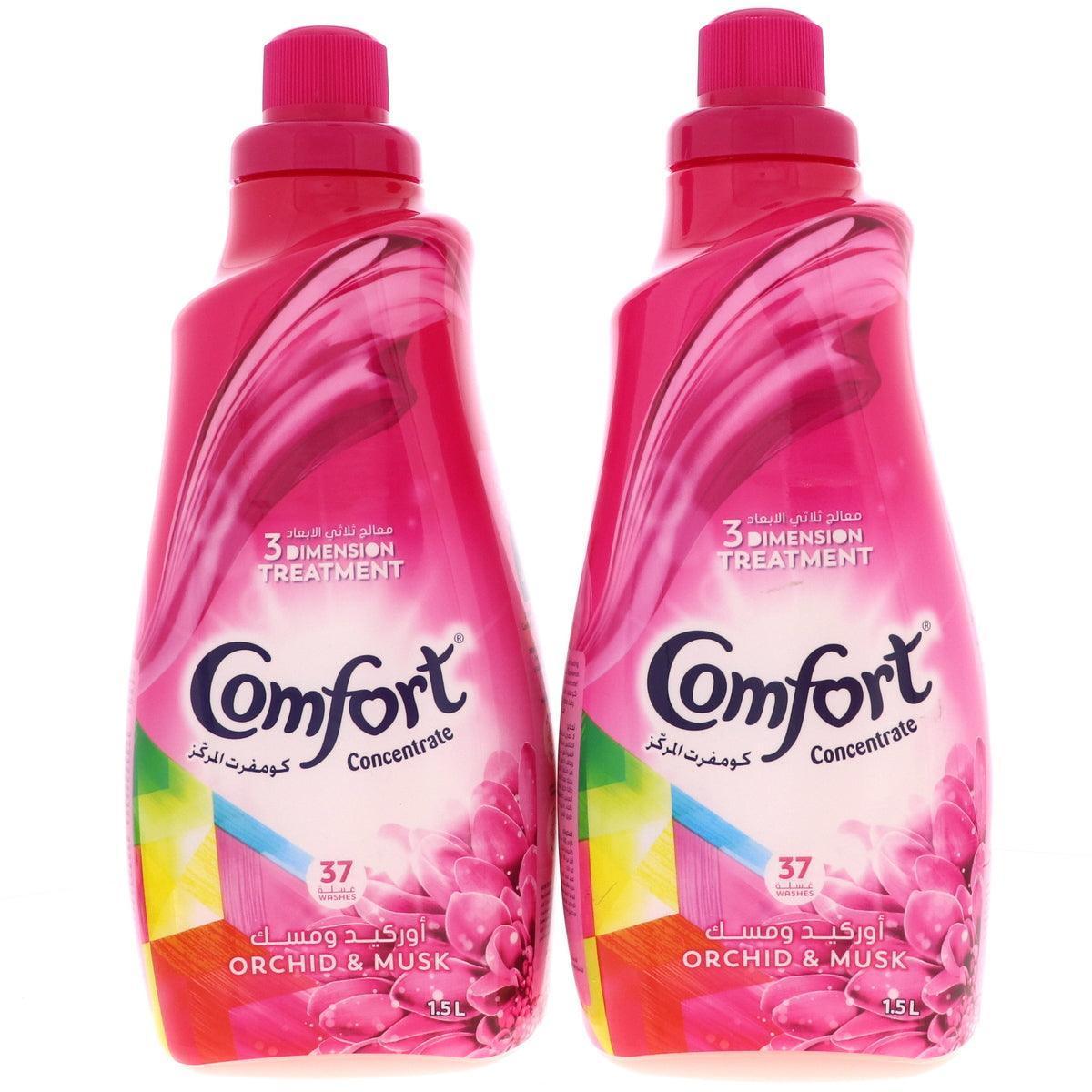 Comfort Concentrated Fabric Conditioner Orchid & Musk 2 x 1.5Litre - Pinoyhyper