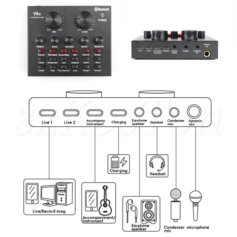 Condenser Microphone Professional stage Mic Set - Pinoyhyper