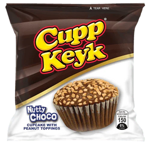 Cupp Keyk Nutty Choco Cupcake With Peanut 10x34g - Pinoyhyper