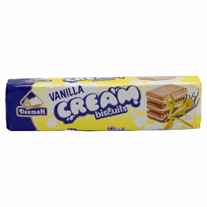 Deemah Vanilla Cream Biscuits - 90g - Pinoyhyper