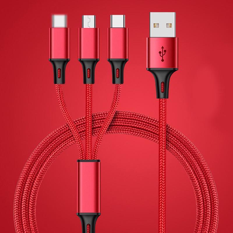 Dim 3 in 1 Fast Charging Cable 6A - Pinoyhyper