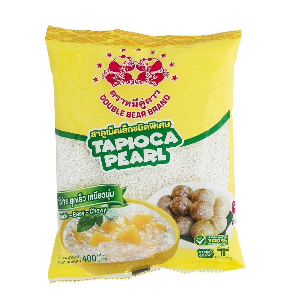Double Bear Small Tapioca Pearl White 400g - Pinoyhyper