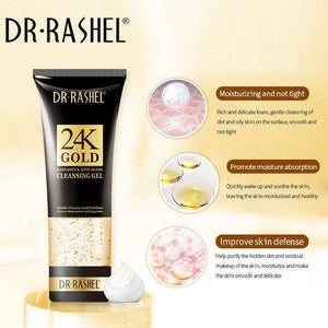 Dr. Rashel 24K Gold Radiance & Anti-Aging Cleansing Gel - 100gm - Pinoyhyper