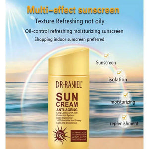 Dr. Rashel Sun Cream Anti-Ageing SPF 100+++ Gold & Collagen - 80gm - Pinoyhyper