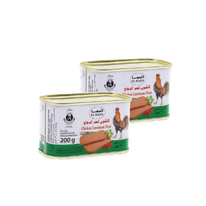 El maha Chicken Luncheon Meat 200g x 2 Pcs - Pinoyhyper