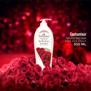 Enchanteur Rose Oud Amour Perfumed Body Lotion - 500ml - Pinoyhyper
