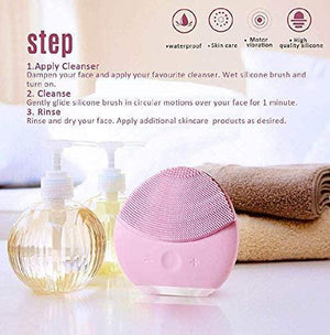 Facial Cleansing Brush (Rose Red) - Pinoyhyper