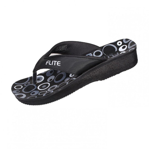 Flite Women Slippers (Pul 8001) Black Sandals – Pinoyhyper