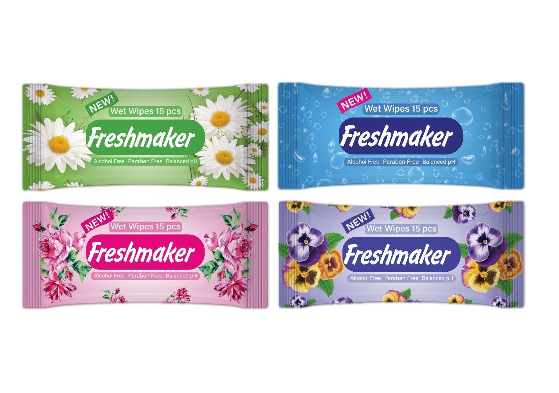 Freshmaker Antibacterial Wet Wipes 60pcs Pinoyhyper