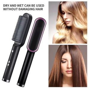 Hair Straightener Comb 2-in-1 Hair Straight & Curly Styling Tool - FH909 - Pinoyhyper