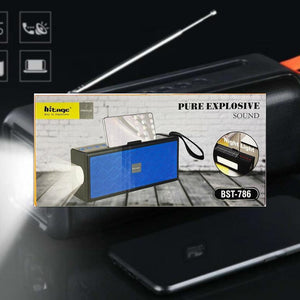 Hitage Premium Wireless Speaker With Solar Charging BST-786 - Pinoyhyper