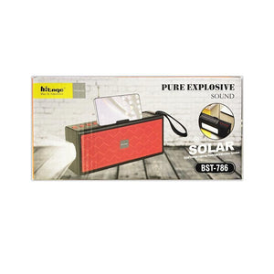 Hitage Premium Wireless Speaker With Solar Charging BST-786 - Pinoyhyper