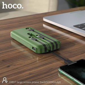 Hoco 10000mAh Power Bank With Four Cable DB07 - Pinoyhyper