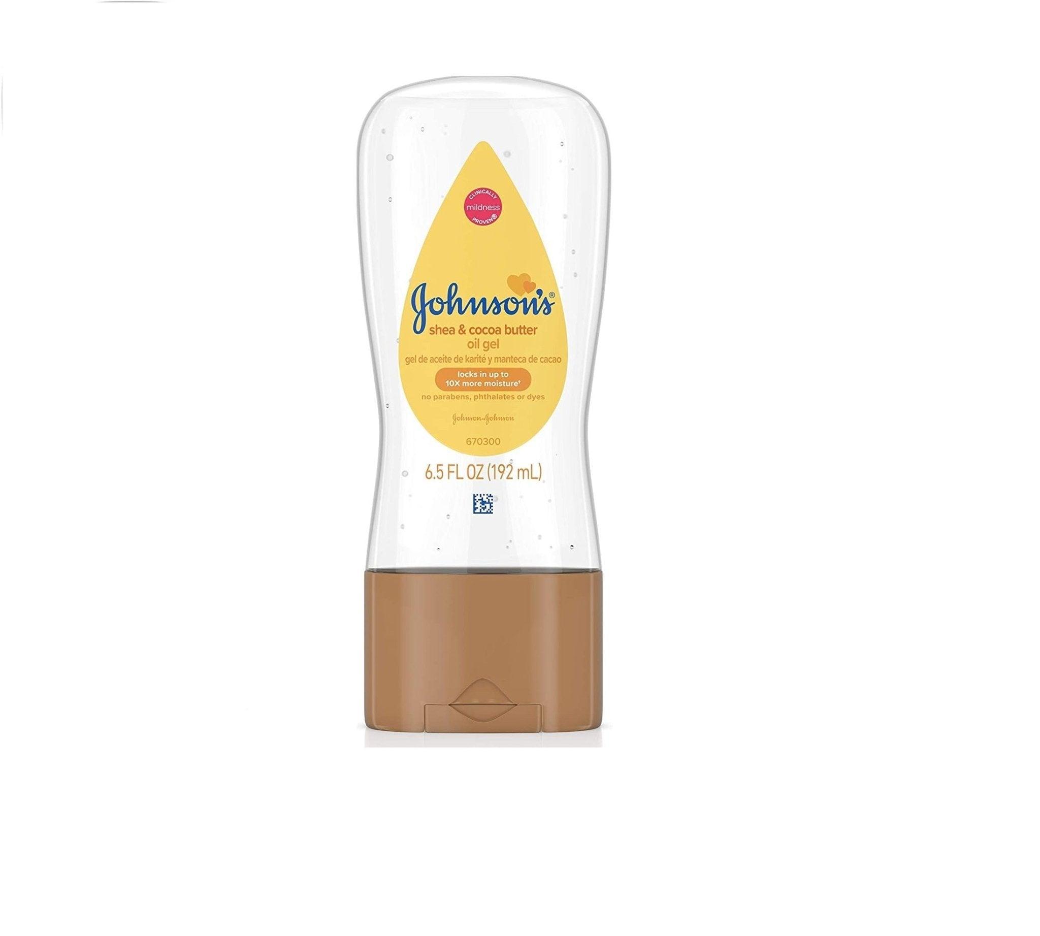Johnson's Baby Oil Gel, Shea & Cocoa Butter, 6.5 fl oz Ingredients and