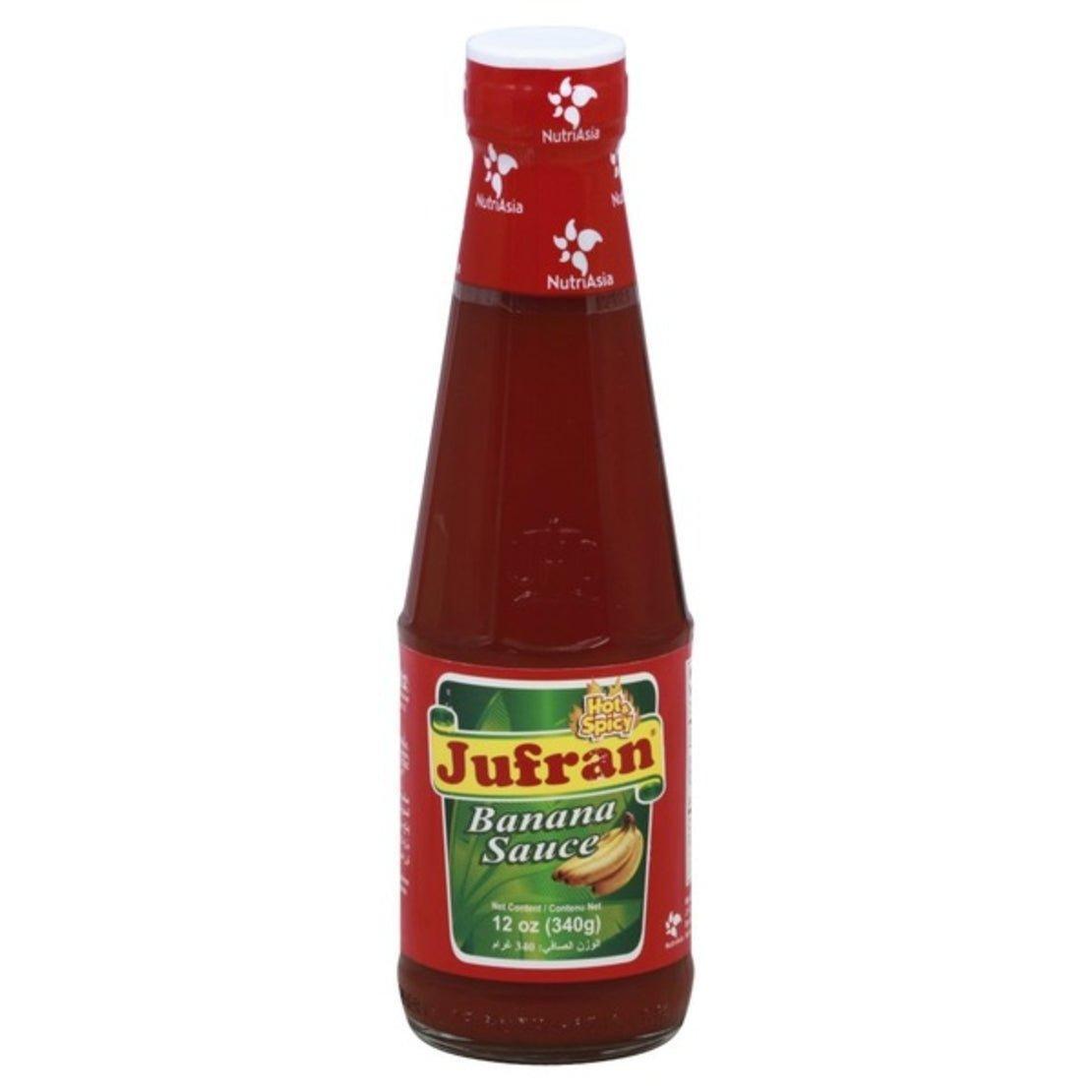Jufran Banana Sauce Hot & Spicy - 340g - Pinoyhyper
