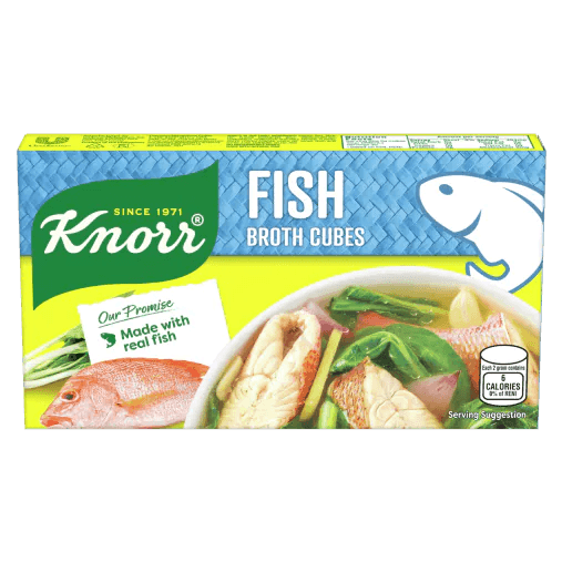 Knorr Fish Broth Cubes 60g (6 Cubes x 10g Each) - Pinoyhyper