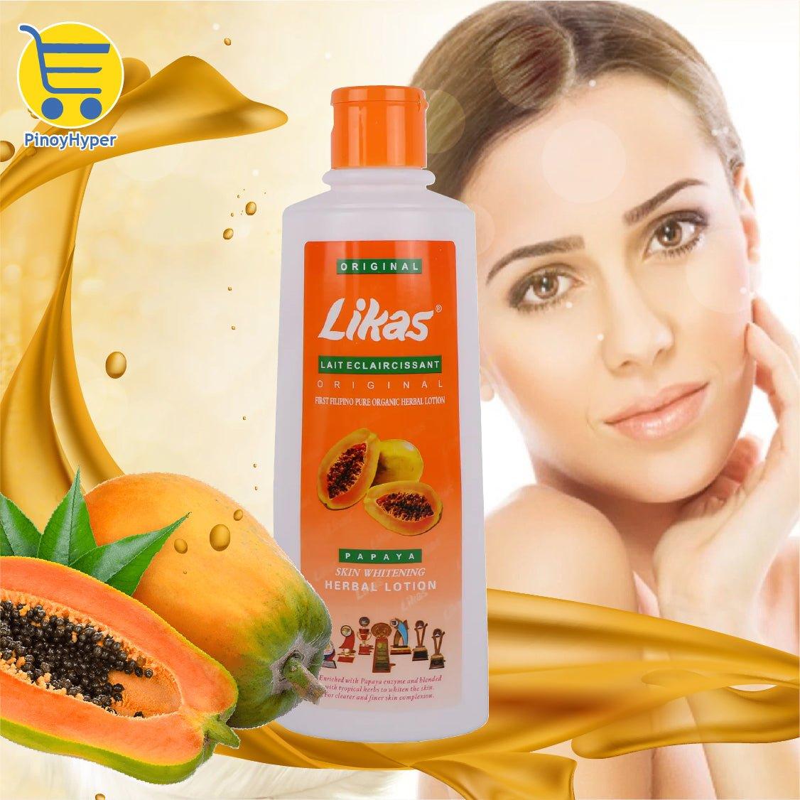 Likas Papaya Skin Whitening Herbal Lotion 300ml Pinoyhyper