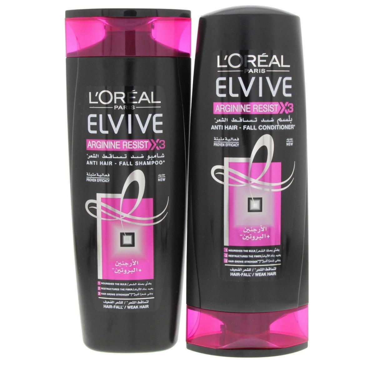 Loreal Elvive Arginine Resist Shampoo 400ml Conditioner 400ml Pinoyhyper 0781