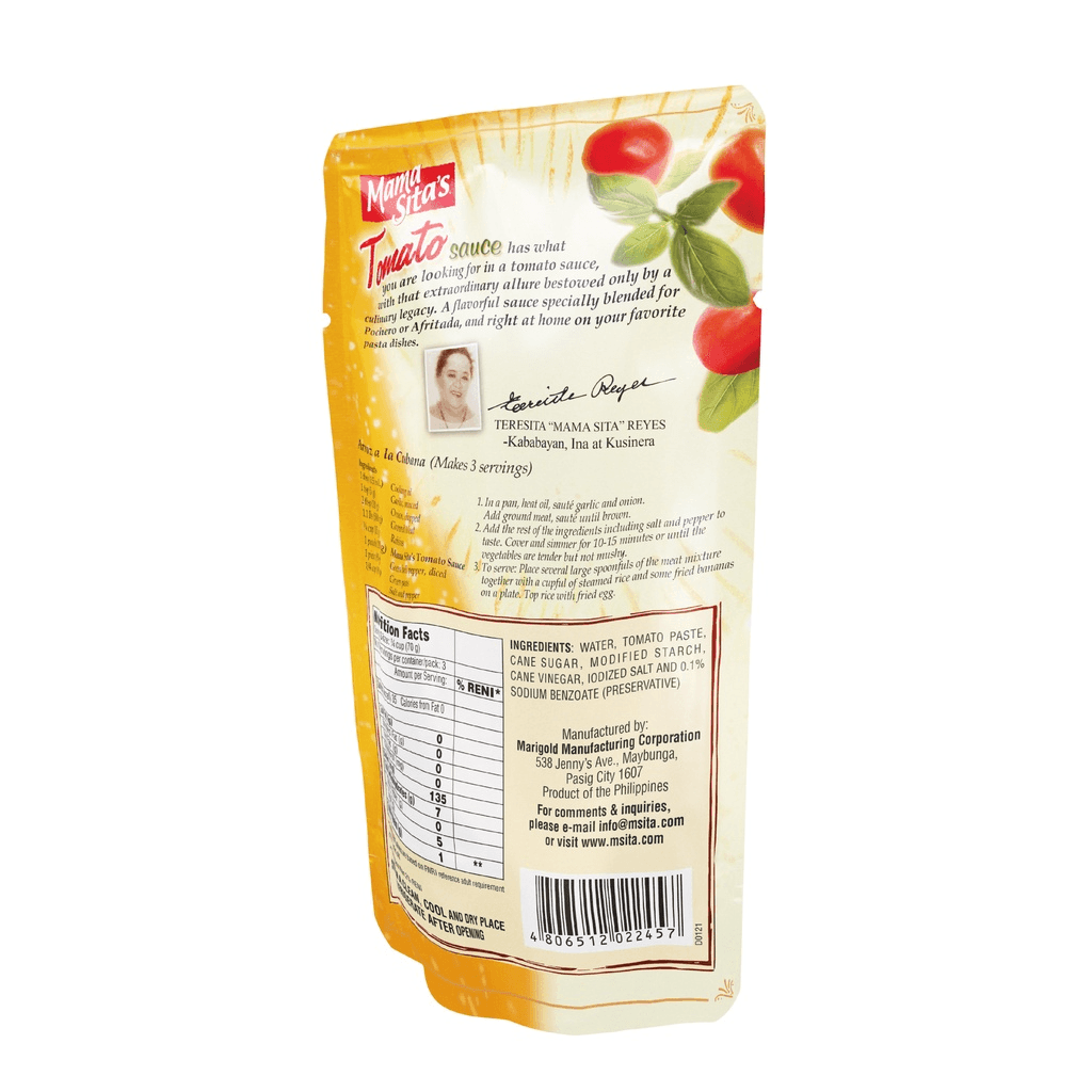 Mama Sita's Tomato Sauce - 200g - Pinoyhyper