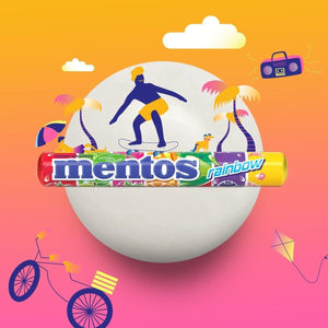 Mentos Chewy Dragees Rainbow -14Pcs - Pinoyhyper