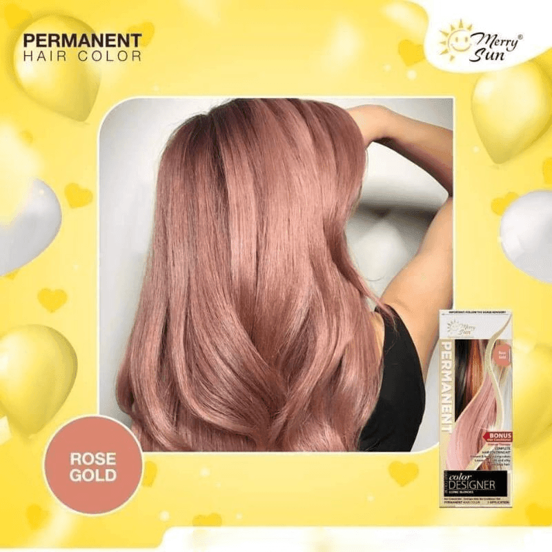 MerrySun Permanent Hair Color - Rose Gold - Pinoyhyper