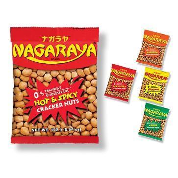 Nagaraya Hot & Spicy Cracker Nuts 160g (Red) - Pinoyhyper
