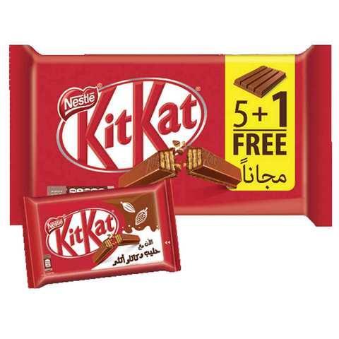 Nestle Kit Kat Chocolate Four Fingers 5+1 Free - Pinoyhyper