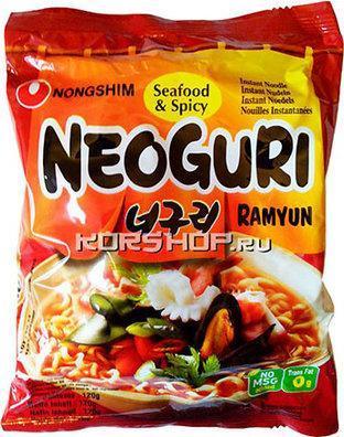 Nongshim Noodle Neoguri Ramyun Seafood & Spicy 120g - Pinoyhyper