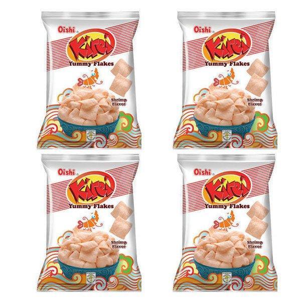 Oishi Kirei Yummy Flakes Shrimp 45gm x 4pcs - Pinoyhyper