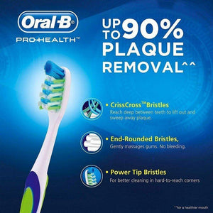 Oral-B Pro Health Criss Cross Anti-Plaque Medium Toothbrush Buy 2 Get 2 Free - Pinoyhyper