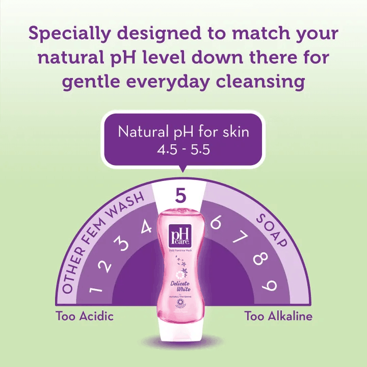 pH Care Daily Feminine Wash Delicate White - 50ml - Pinoyhyper
