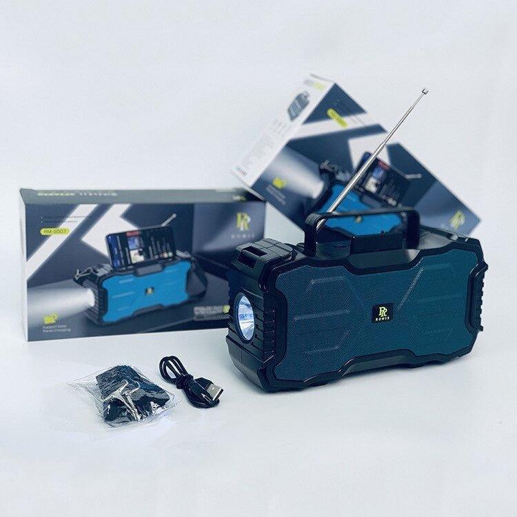 RM-S507 Outdoor Bluetooth Speaker With Flashlight Portable Small Speaker With Solar Charging Speaker - Pinoyhyper