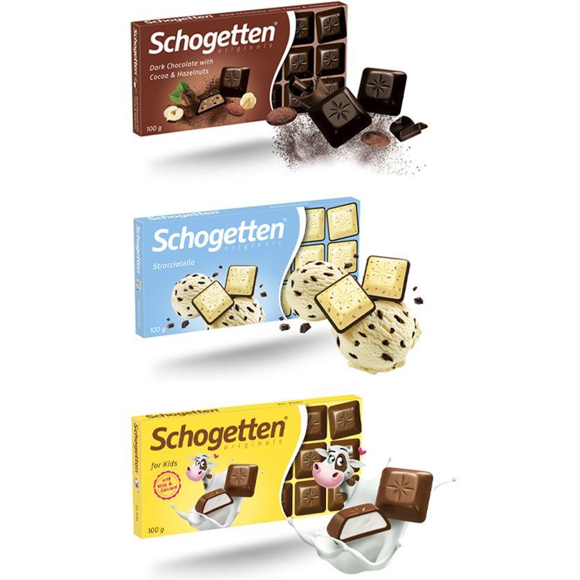 Schogetten Chocolate Assorted 3 Pcs Combo Pack - Pinoyhyper
