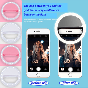 Selfie LED Ring Light Portable For Mobile Phone - Pinoyhyper