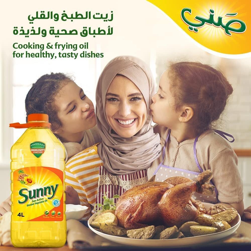 Sunny Sun Active Blended Vegetable Oil - 4L - Pinoyhyper